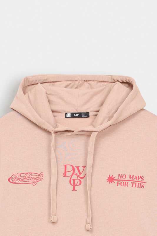 Pink Graphic Hoodie