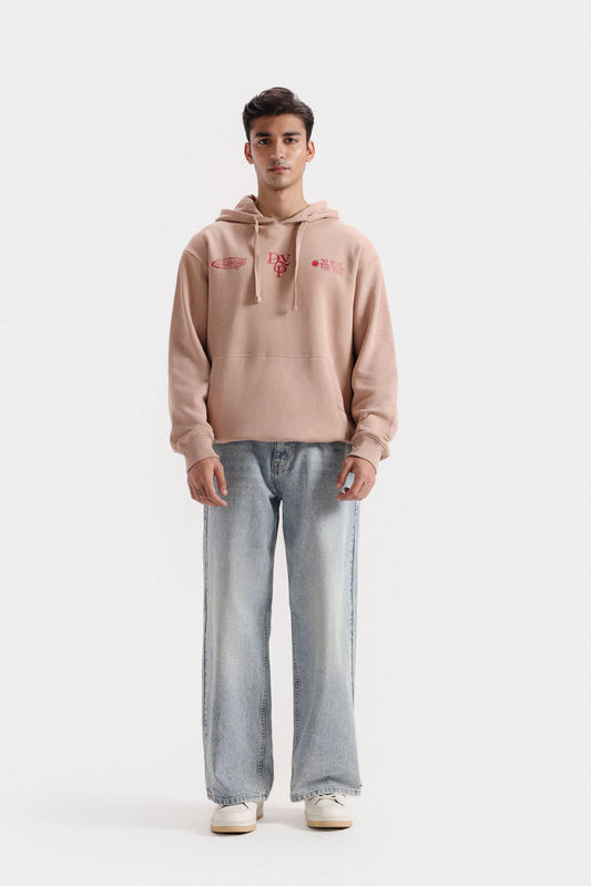 Pink Graphic Hoodie